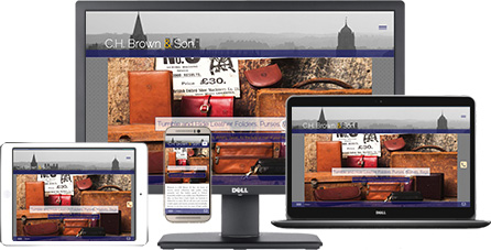CH Brown and Son responsive website design