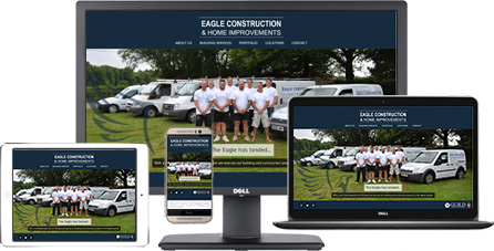 Eagle Construction responsive website design