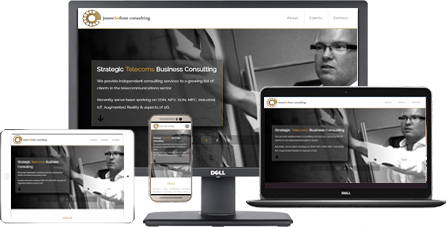 Jones The Fone responsive website design
