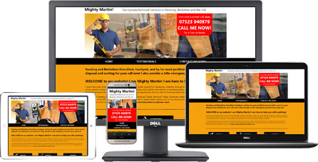 Reading Handy Man responsive website design