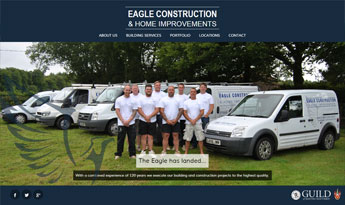 Eagle Construction Responsive Website