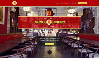 Hong Buffet Responsive Website
